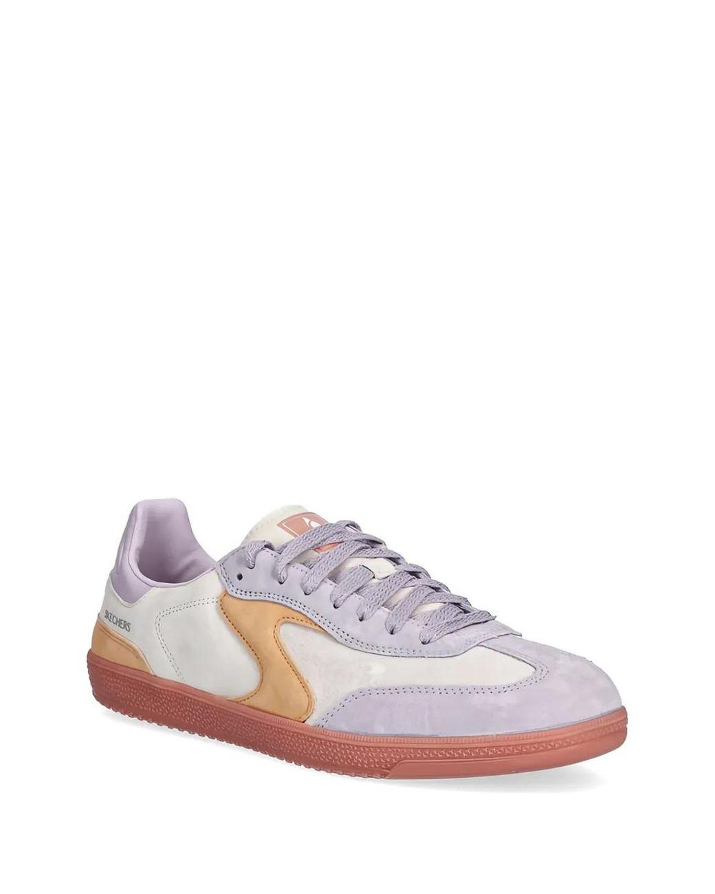 Women's Pink Cutout Paneled Sneakers