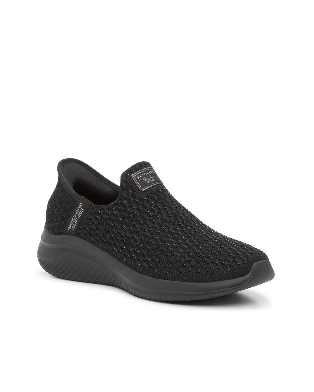 Women's Black Hands Free Slipins: Martha Stewart Ultra Flex 3.0 Slipon Sneaker