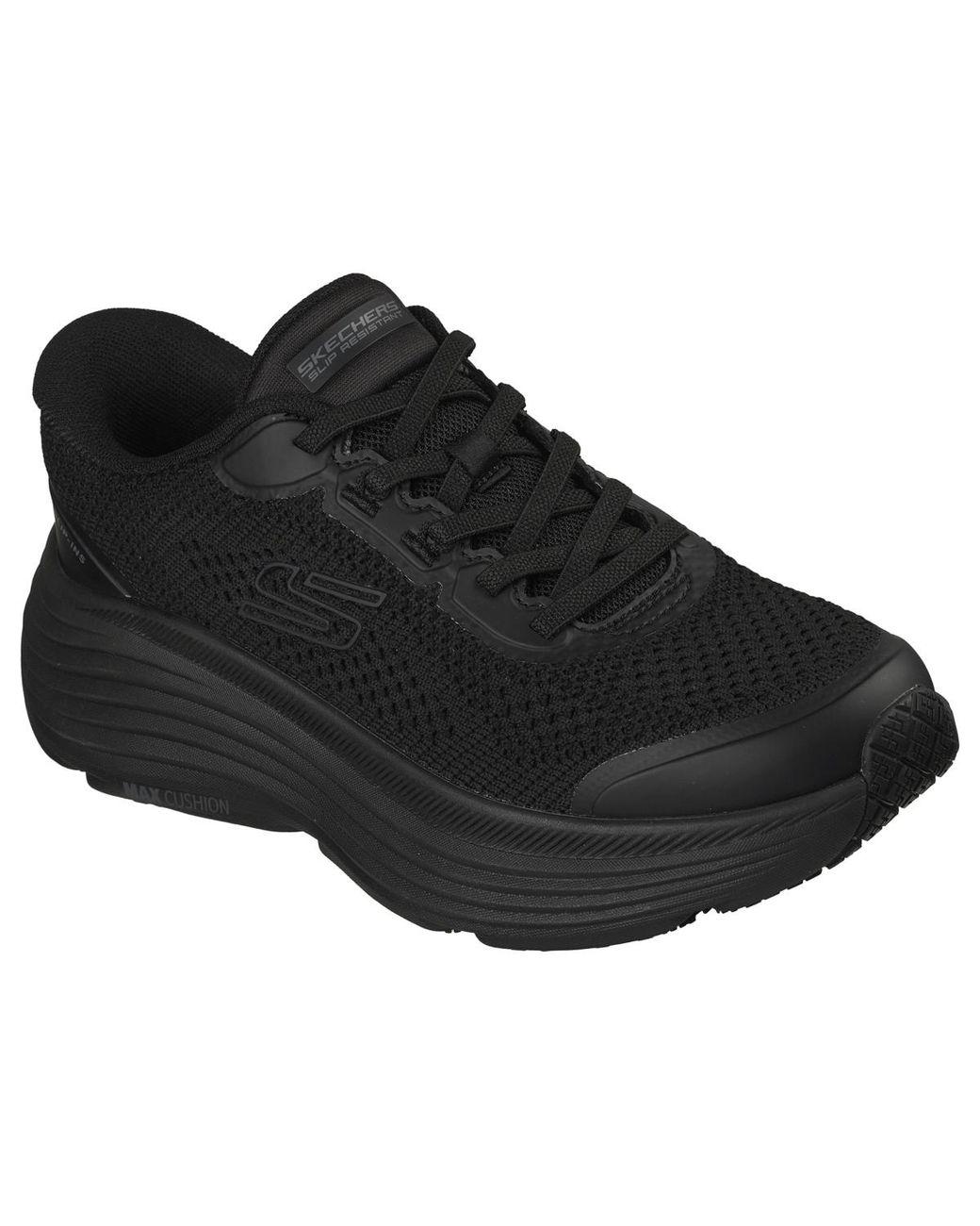 Women's Black Work Slip-resistant Max Cushioning Endeavor