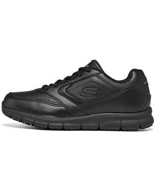 Skechers (Wmns) Work Relaxed Fit Nampa Wyola Sr - Black