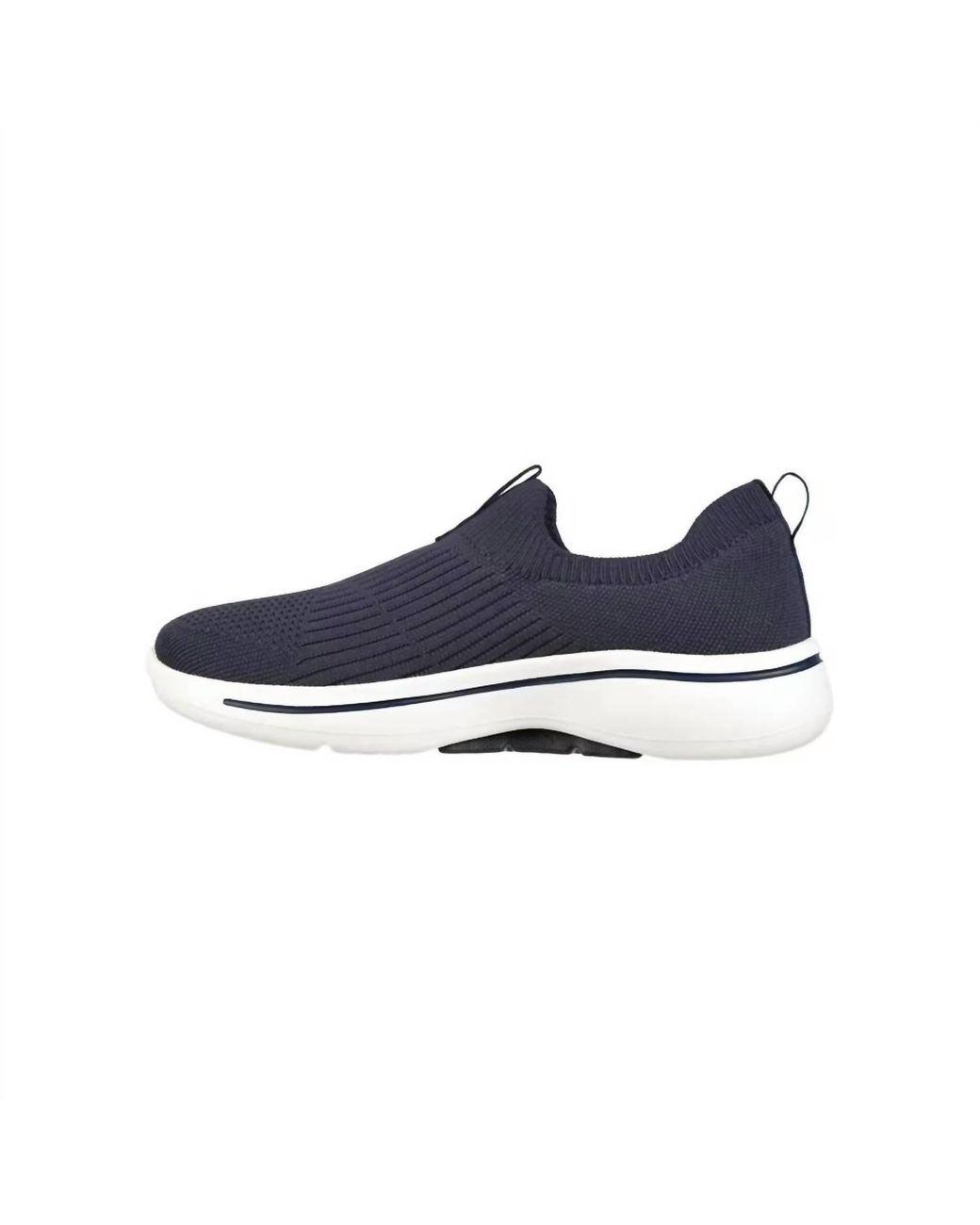 Women's Blue Go Walk Arch Fit Iconic Shoes