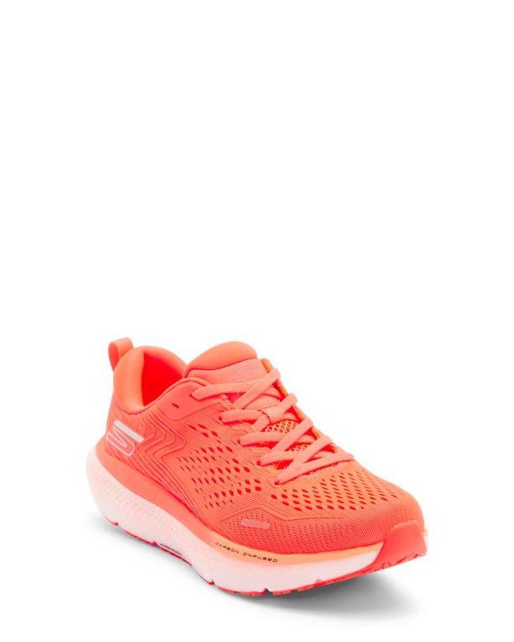 Women's Red Go Run Max Ride 11 Running Shoe