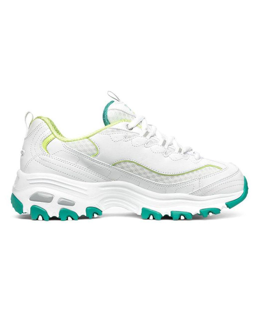 Women's White (Wmns) D Lites 1.0 Low-Top Running Shoes