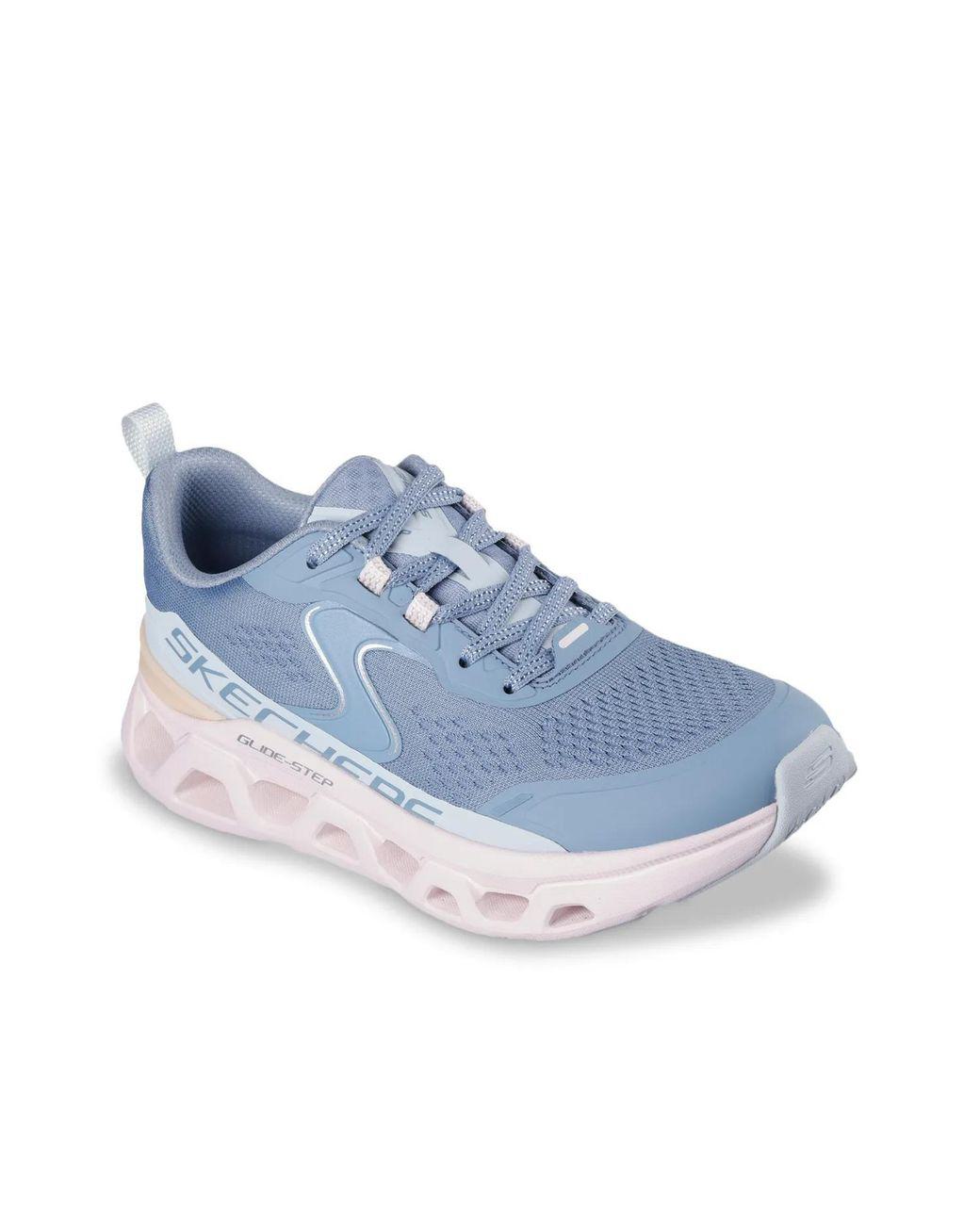 Women's Blue Wide Width Glidestep Altus Cool Motion Sneaker