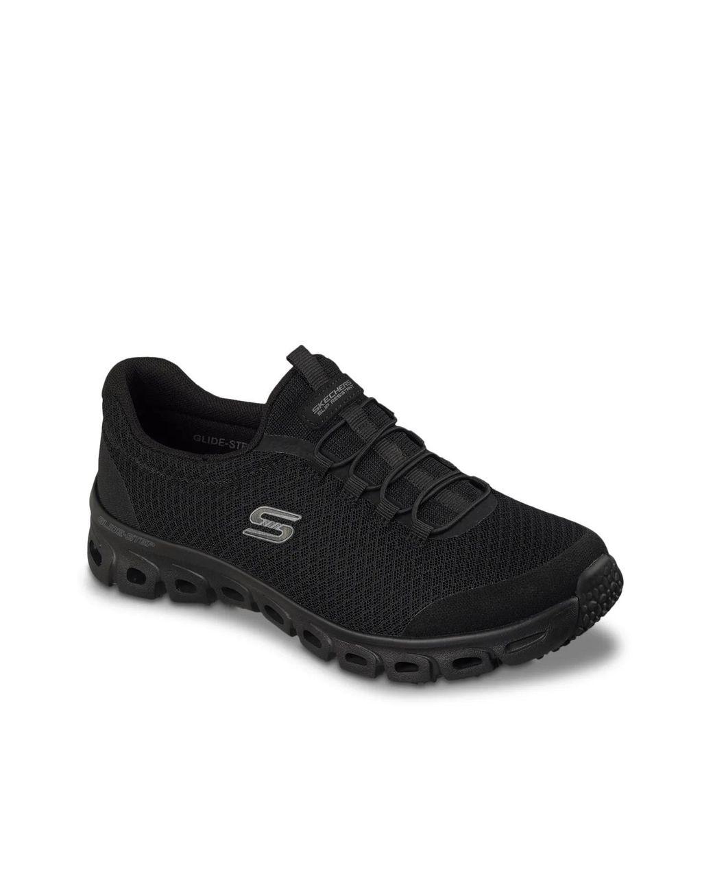 Women's Black Glidestep Work Slipon Sneaker