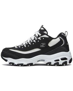 Skechers (Wmns) D Lites 1.0 Running Shoes - Black