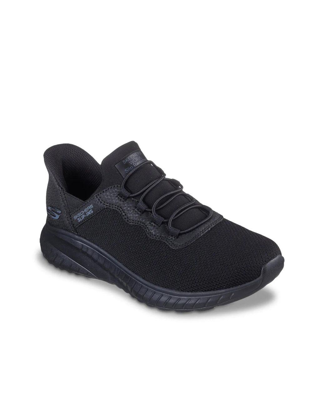 Women's Blue Wide Width Slipins: Squad Chaos Jasul Work Slipon Sneaker