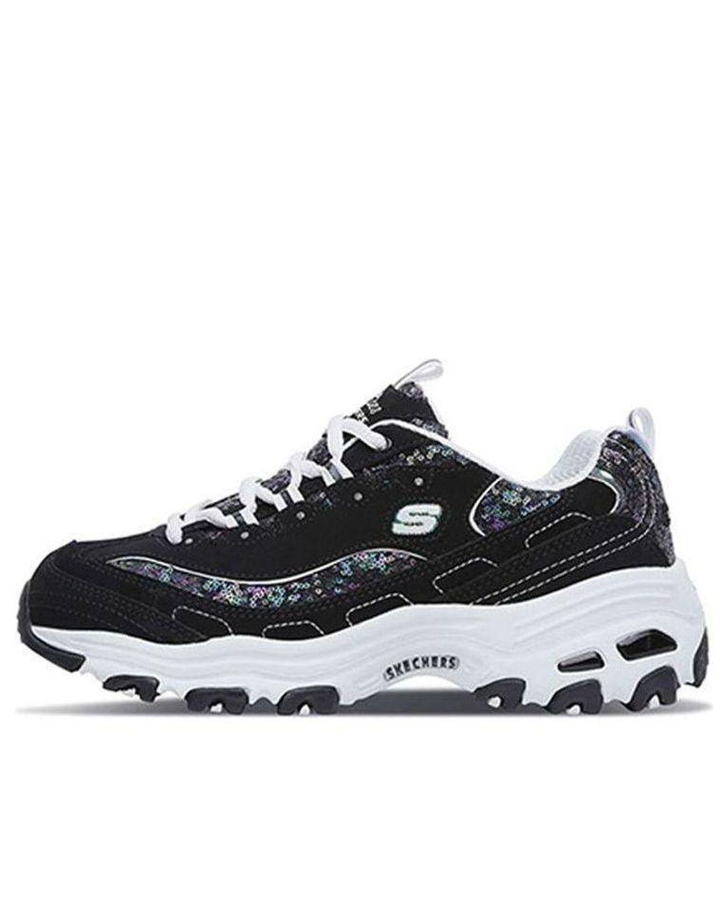 Women's Black (Wmns) D'Lites Low-Top Sneakers