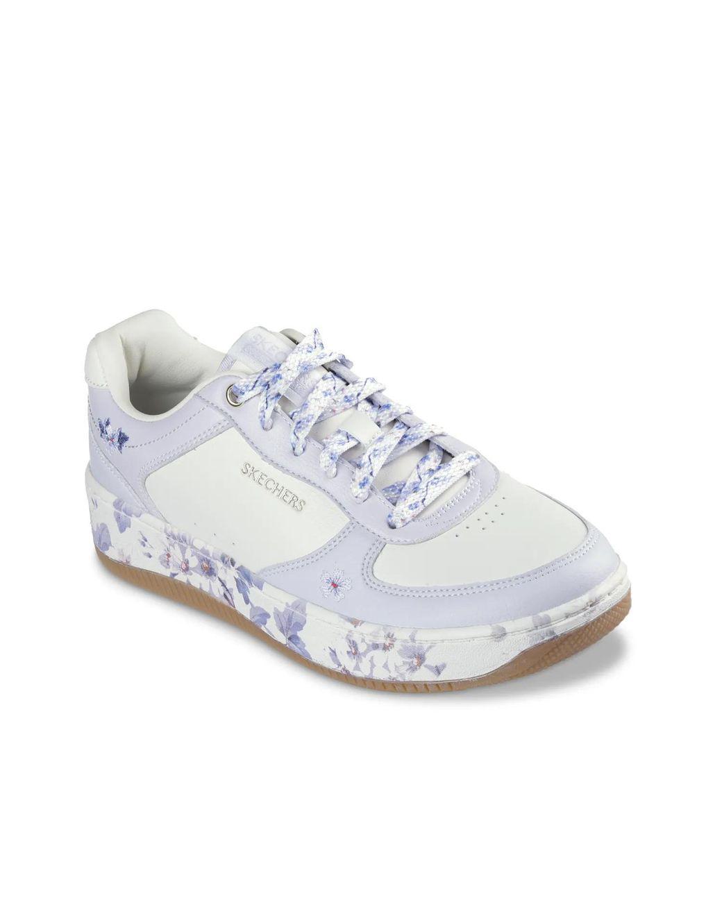 Women's White Sport Court 2.0 Floral Frenzy