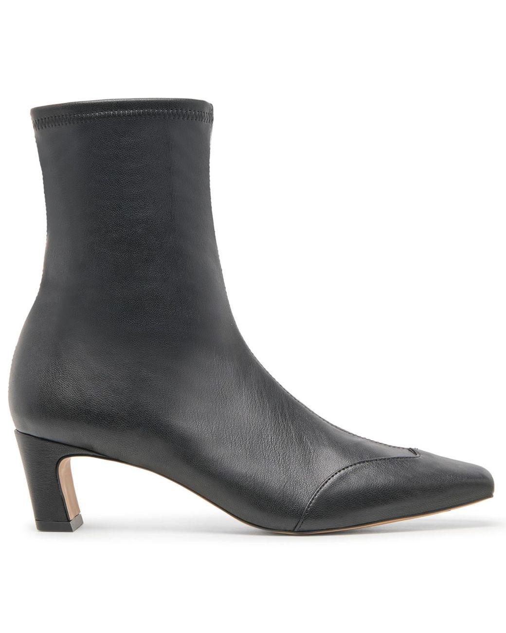 Women's Black Anika Low-heel Dress Booties