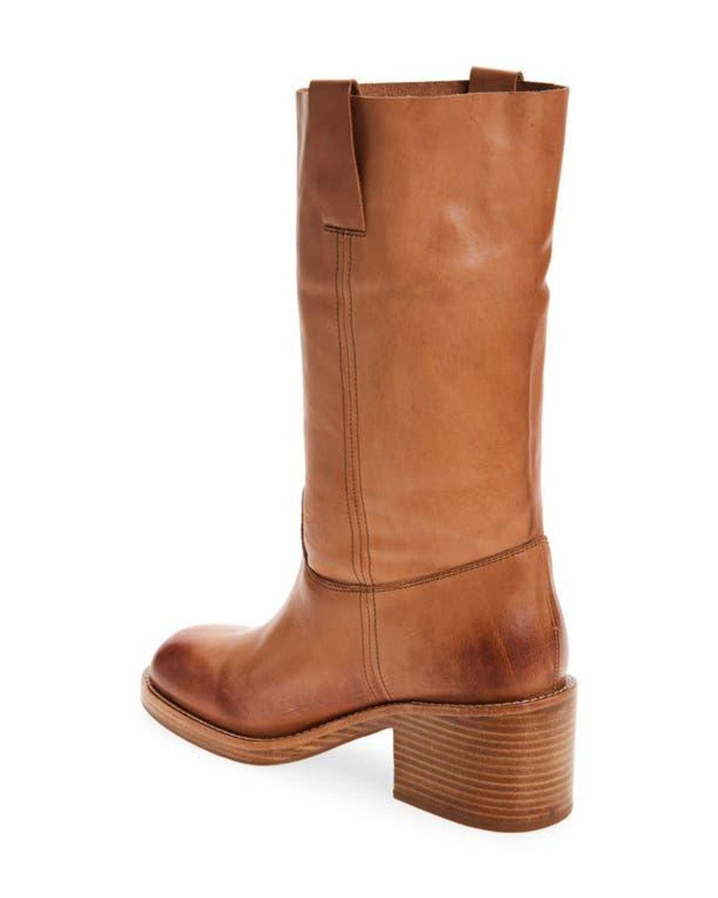 Women's Brown Camping Western Boot