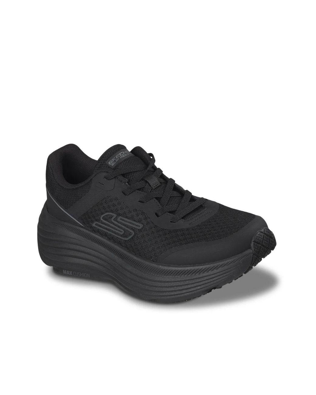 Women's Black Work Slipresistant Max Cushioning Endeavor Work Sneaker