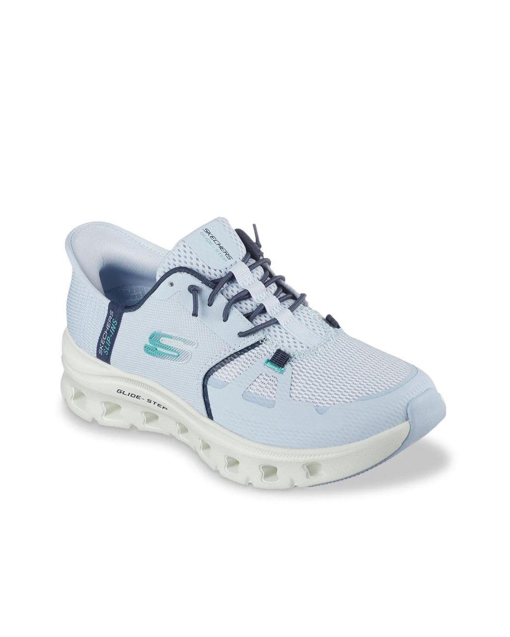 Women's Blue Hands Free Slipins: Glide Step Sole Sneaker