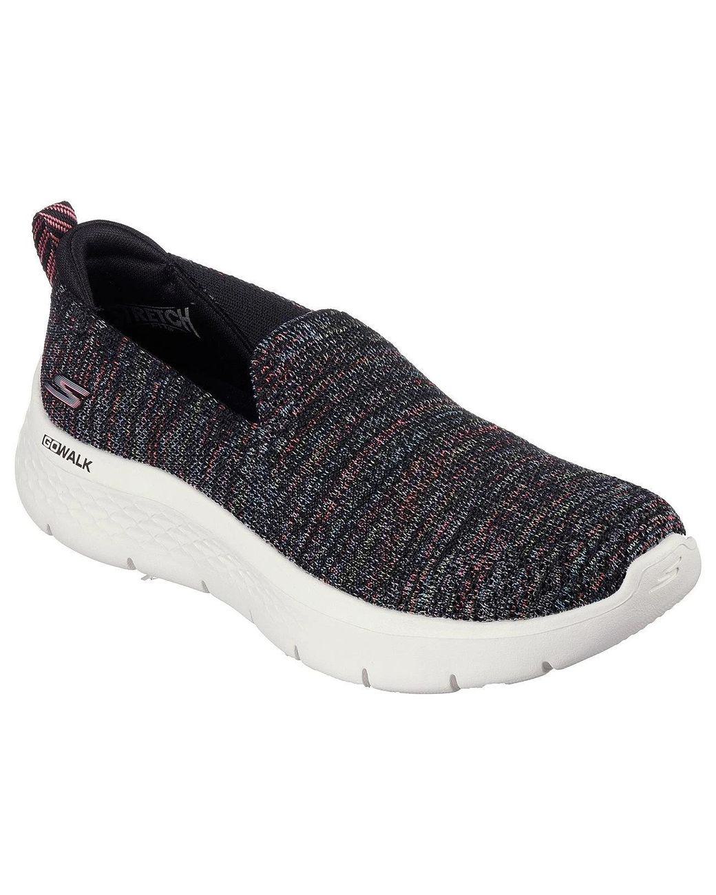 Women's Blue Go Walk Flex-Vivid Energy -Bkmt Multi Shoes Htat311