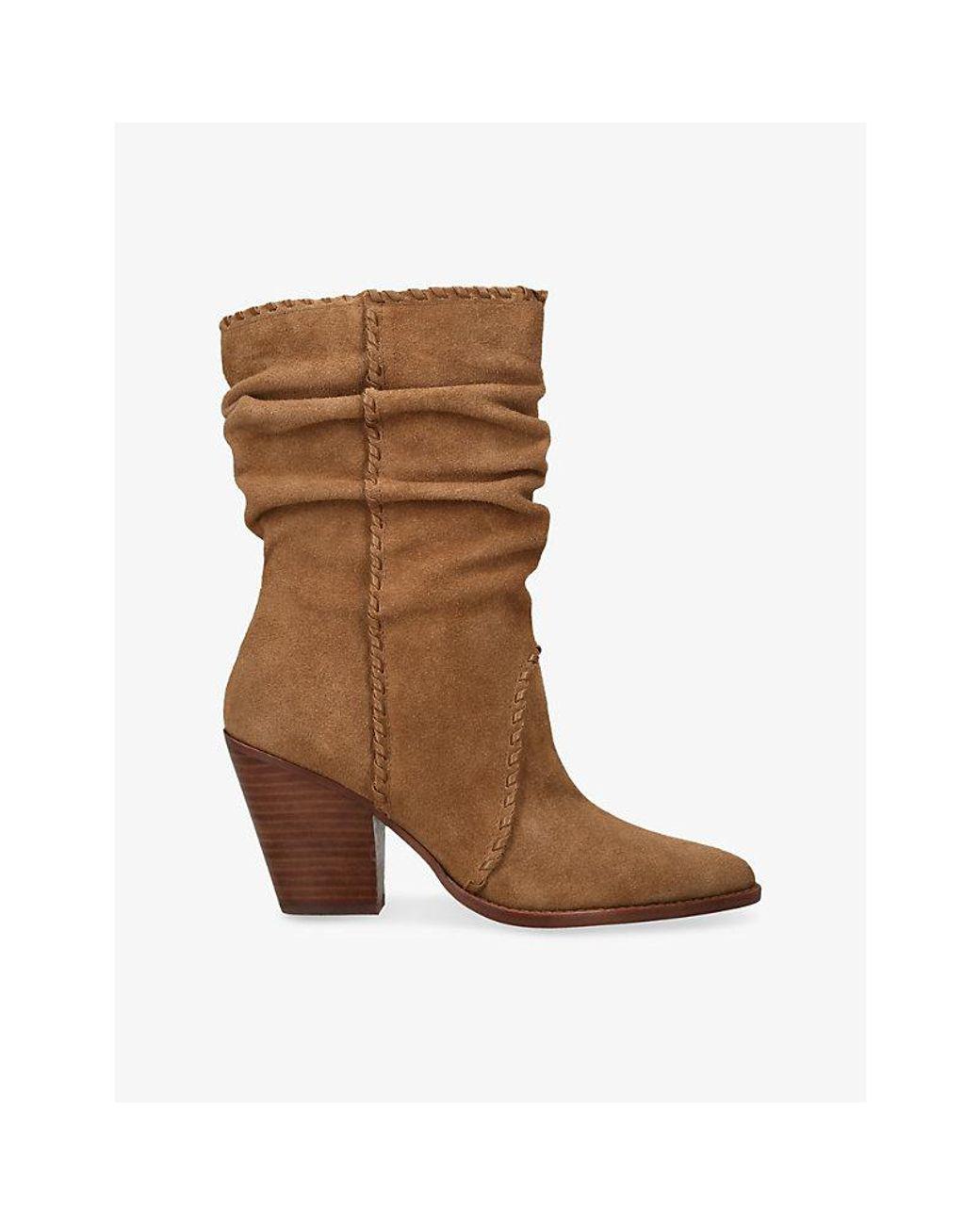 Women's Brown Julith Suede High-Leg Boots
