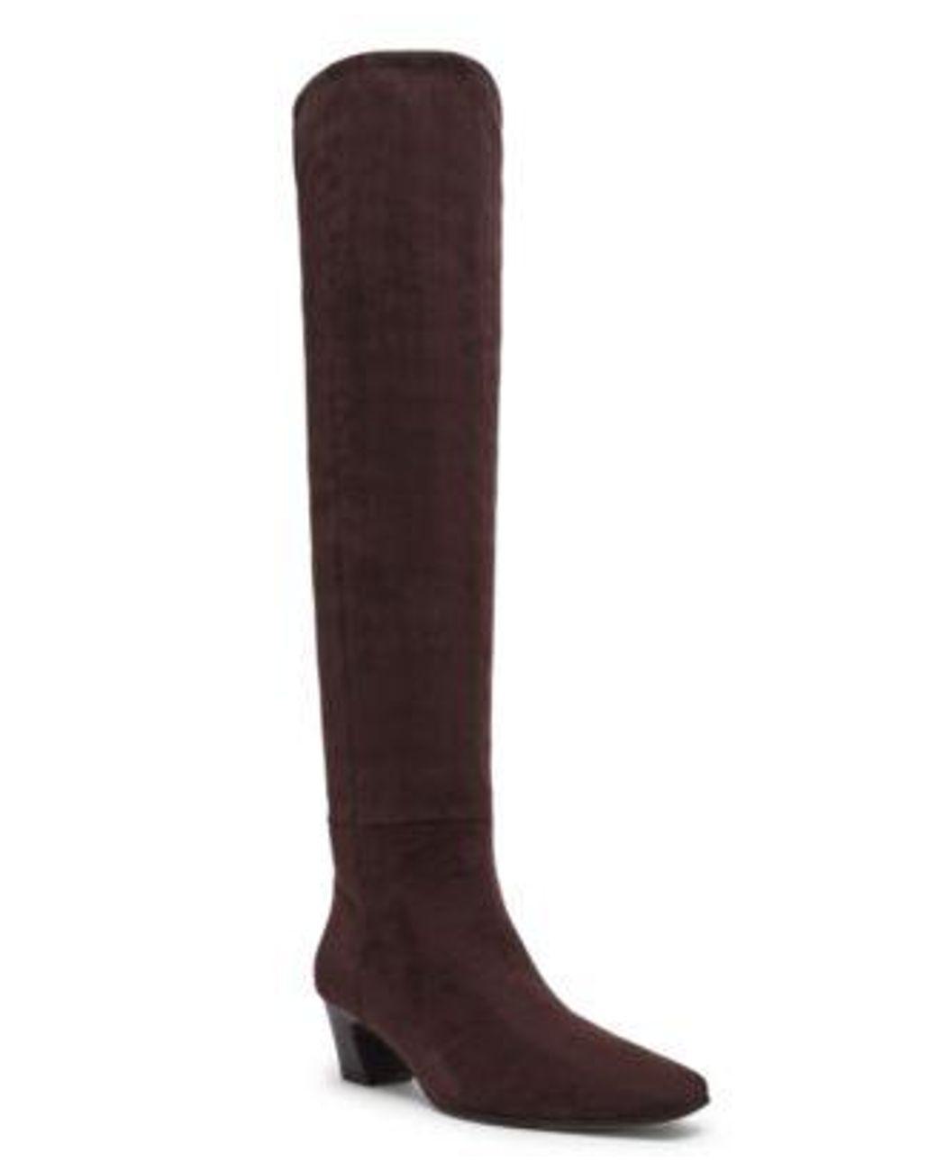 Women's Brown Stryker Over The Knee Boot Regular Wide Calf