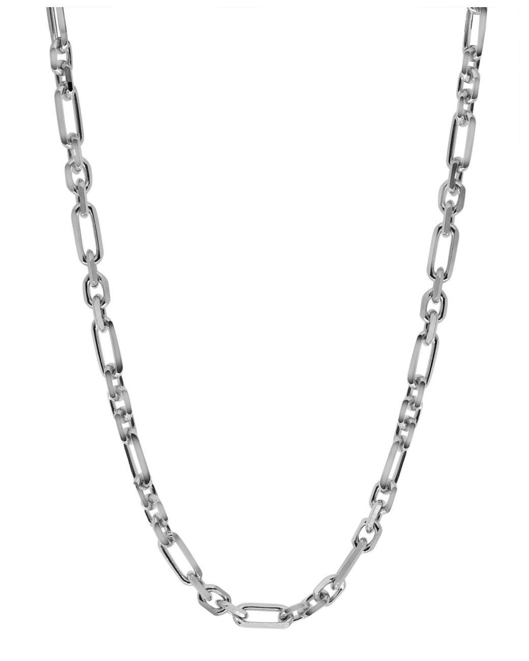 Men's Metallic Effy Large Oval Link 22" Chain Necklace
