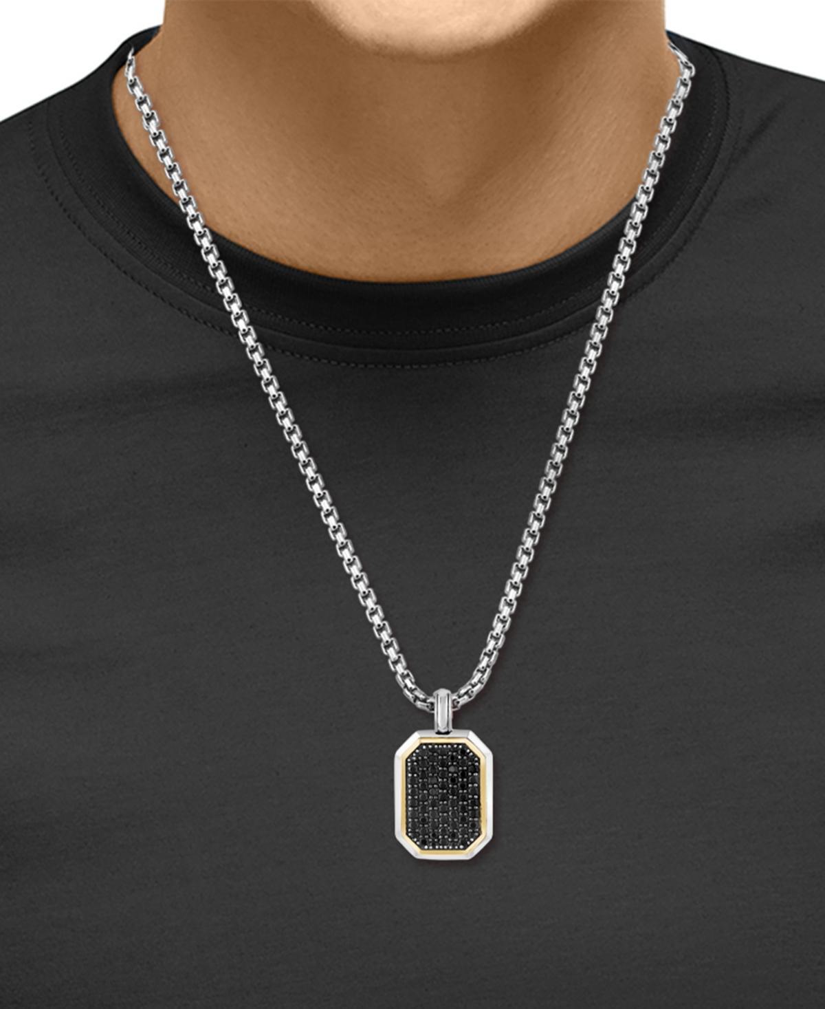 Effy Black Spinel 22" Pendant Necklace (1-3/8 Ct. T.w.