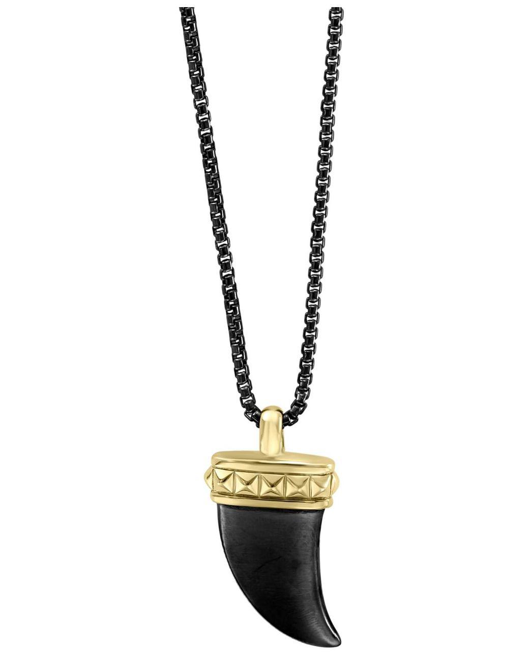 Men's Metallic Effy Claw 22" Pendant Necklace