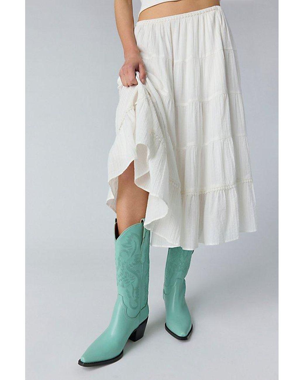 Women's Green Dagget Western Boots
