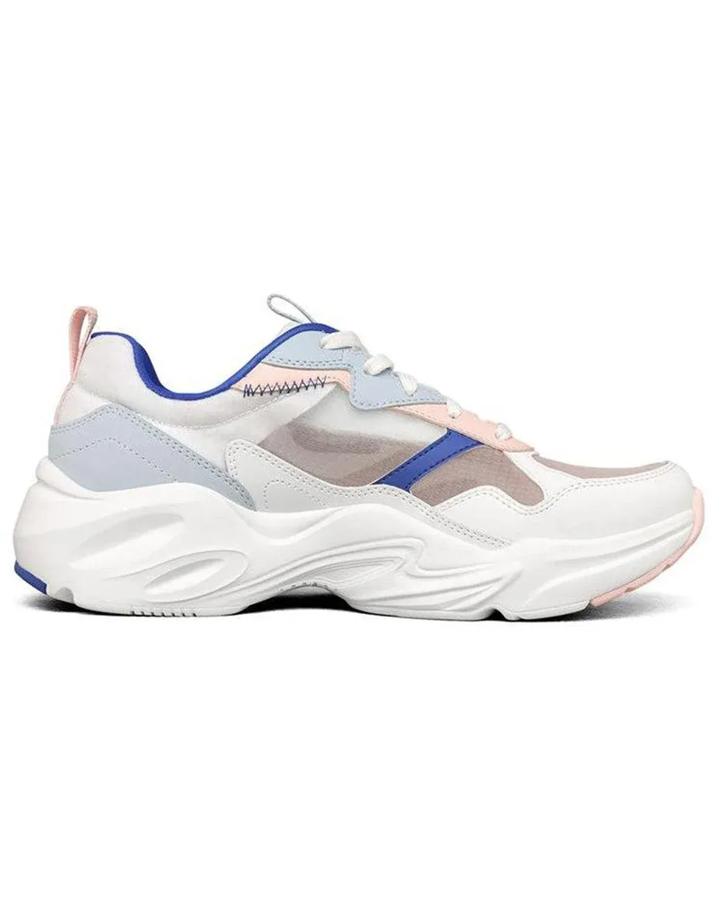 Women's White (Wmns) Stamina Airy Low Top Running Shoes/Multi