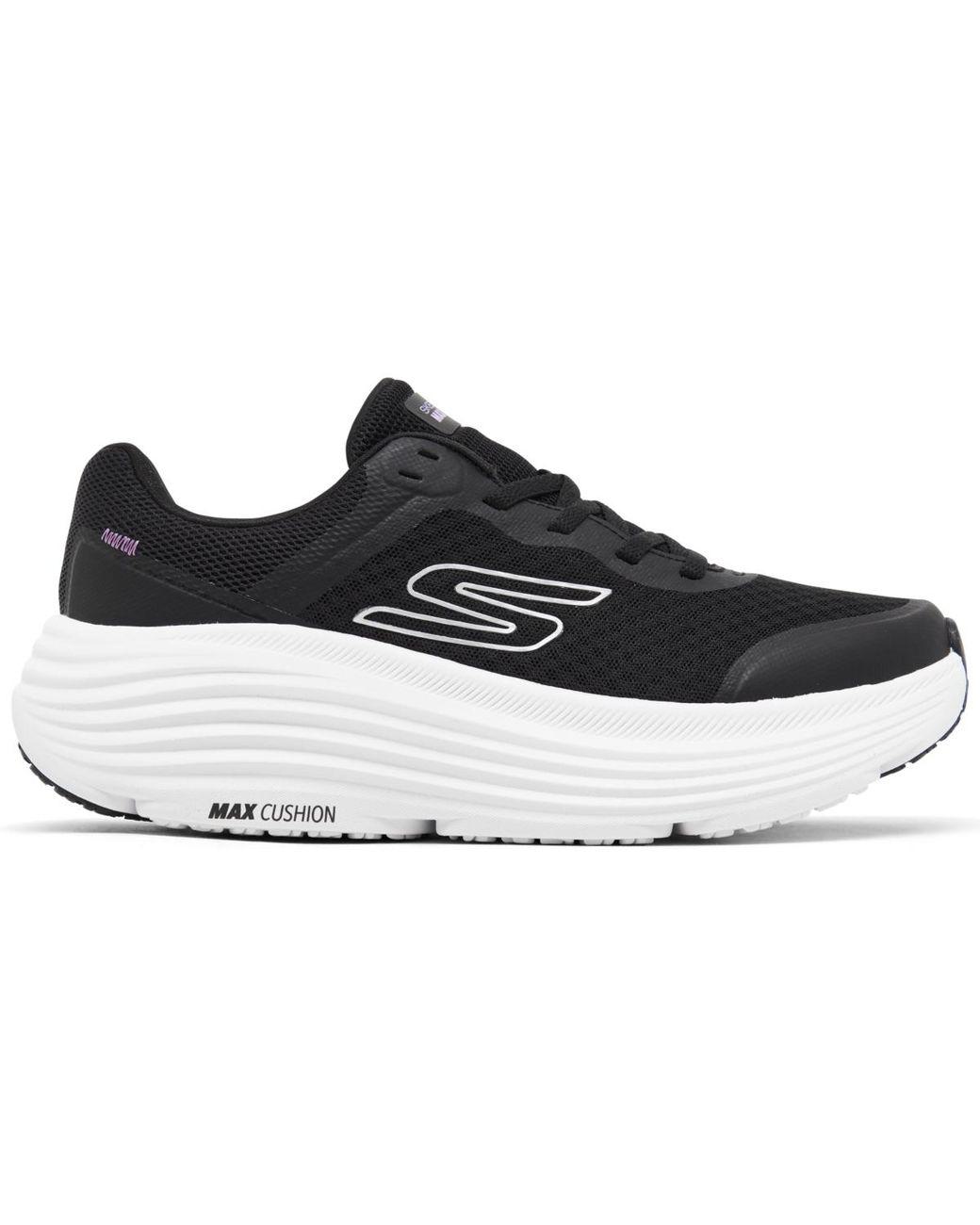 Women's Black Max Cushioning Endeavor Athletic Running Sneakers