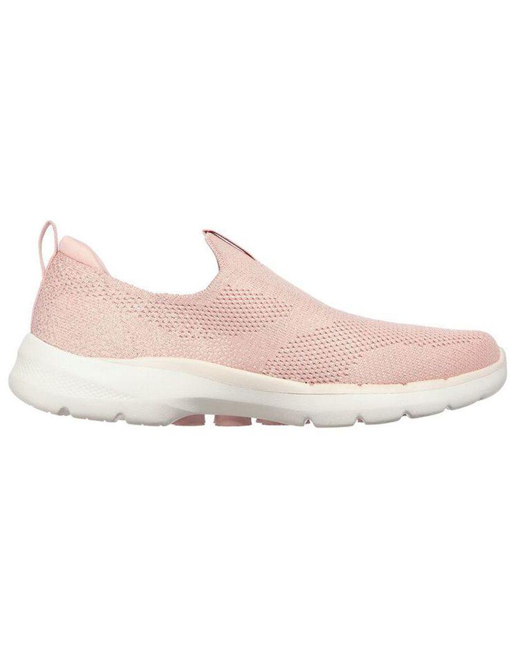 Women's Pink (Wmns) Gowalk 6 Slip On