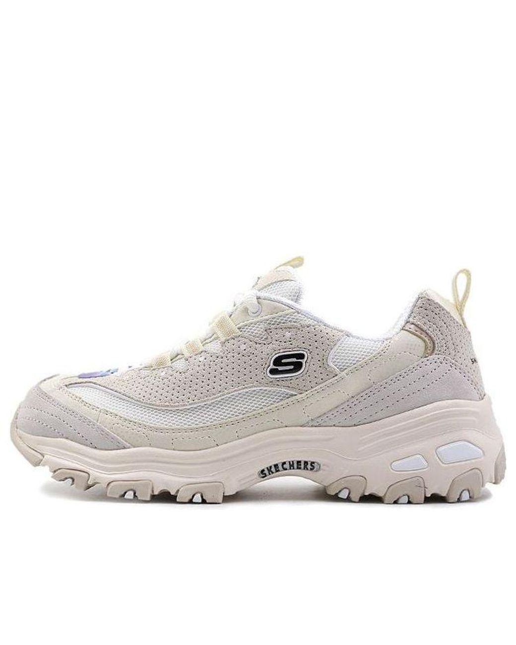 Women's White (Wmns) D'Lites Low-Top Running Shoes