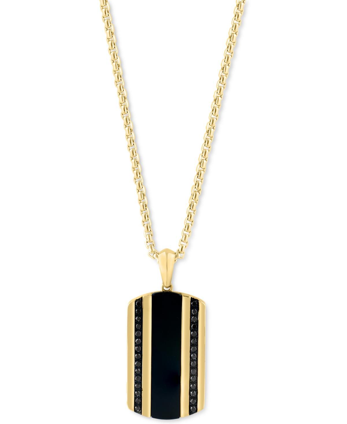 Effy Onyx & Black Diamond (1/5 Ct. T.w.