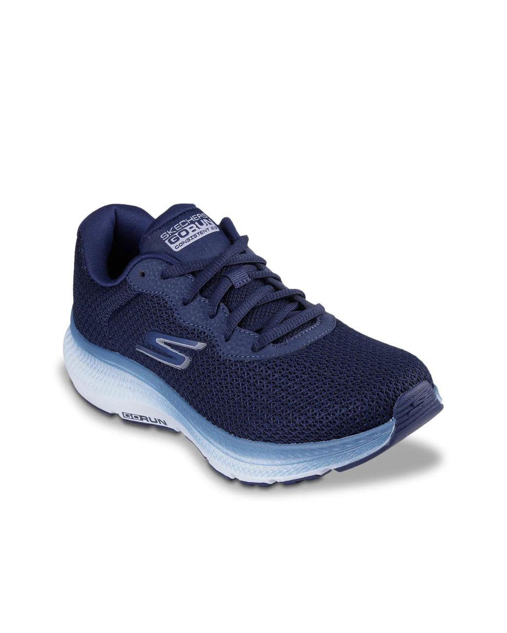 Women's Blue Go Run Consistent 2.0 Fast Pace Running Shoe