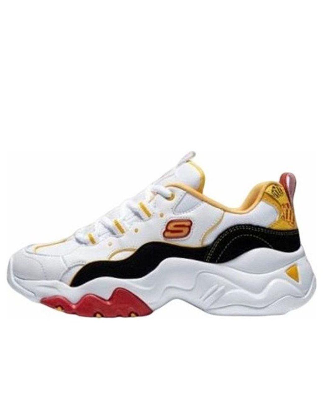 Women's White (Wmns) One Punch X D Lites 3.0 Low-Top Running Shoes