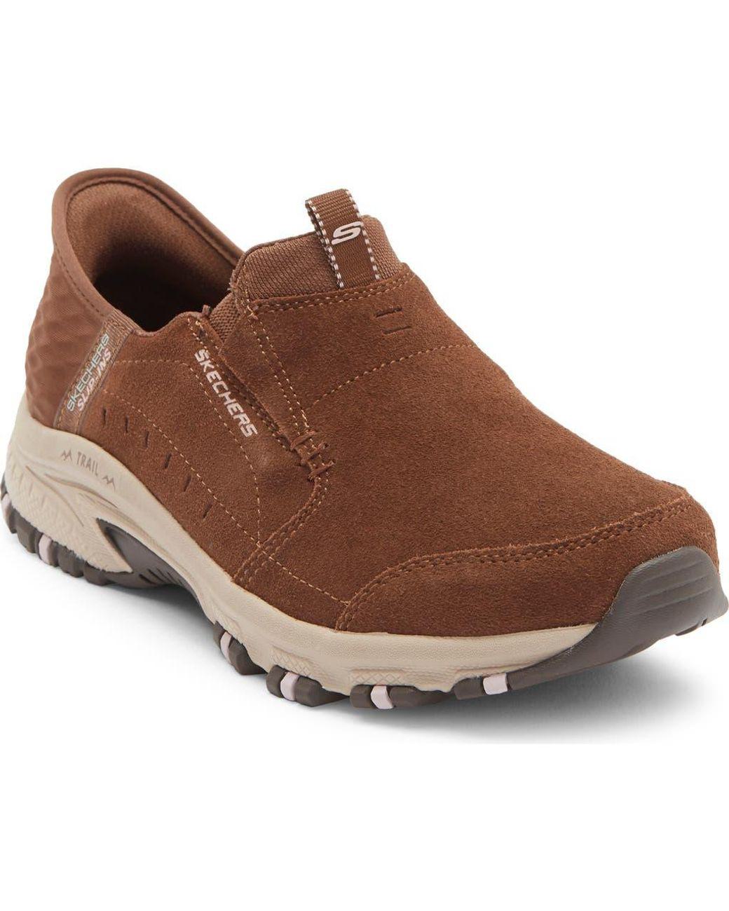 Women's Brown Go Walk Slip-On Sneaker