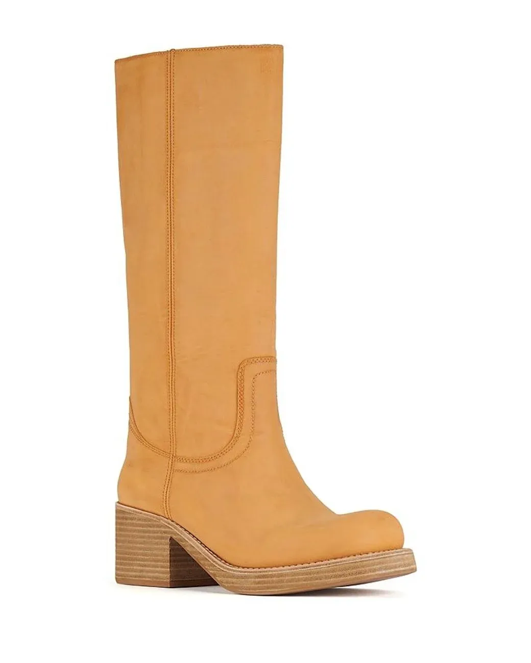 Women's Brown Tall Square Toe Boots