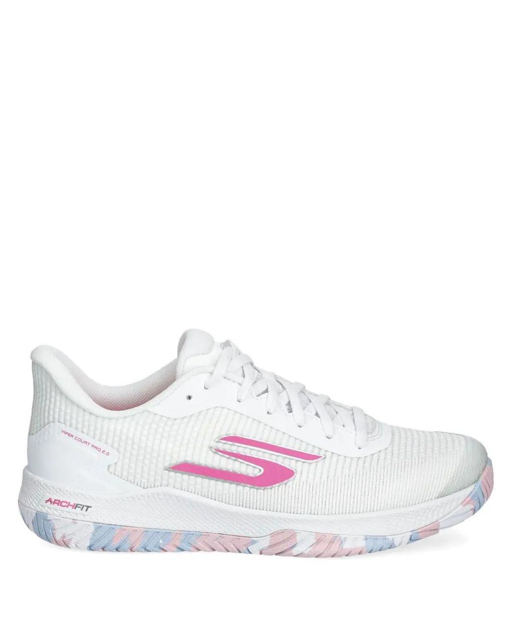 Women's White Viper Court Pro 2.0 Sneakers