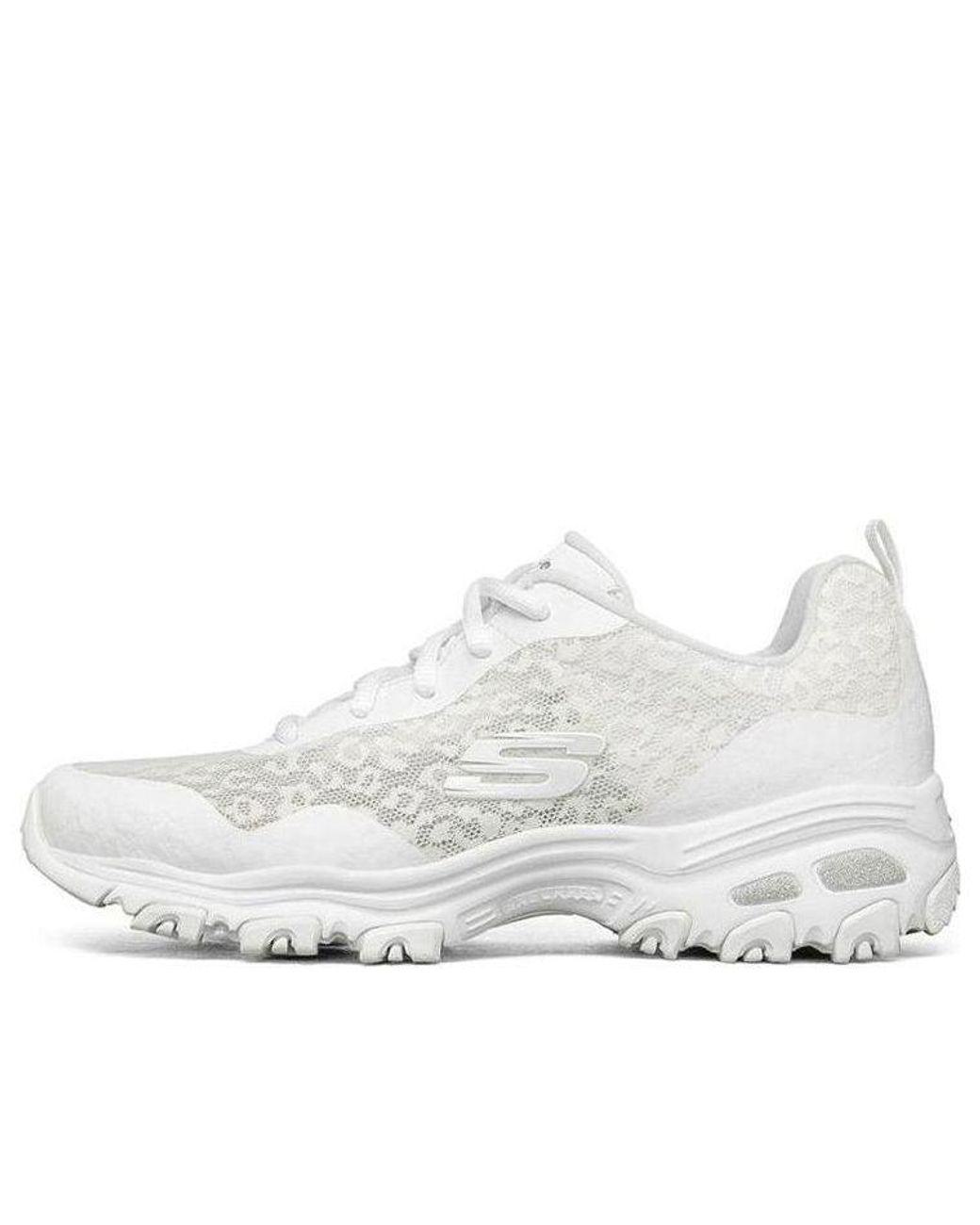 Women's White (Wmns) D'Lites 1.0 Fashion Low Chunky Shoes