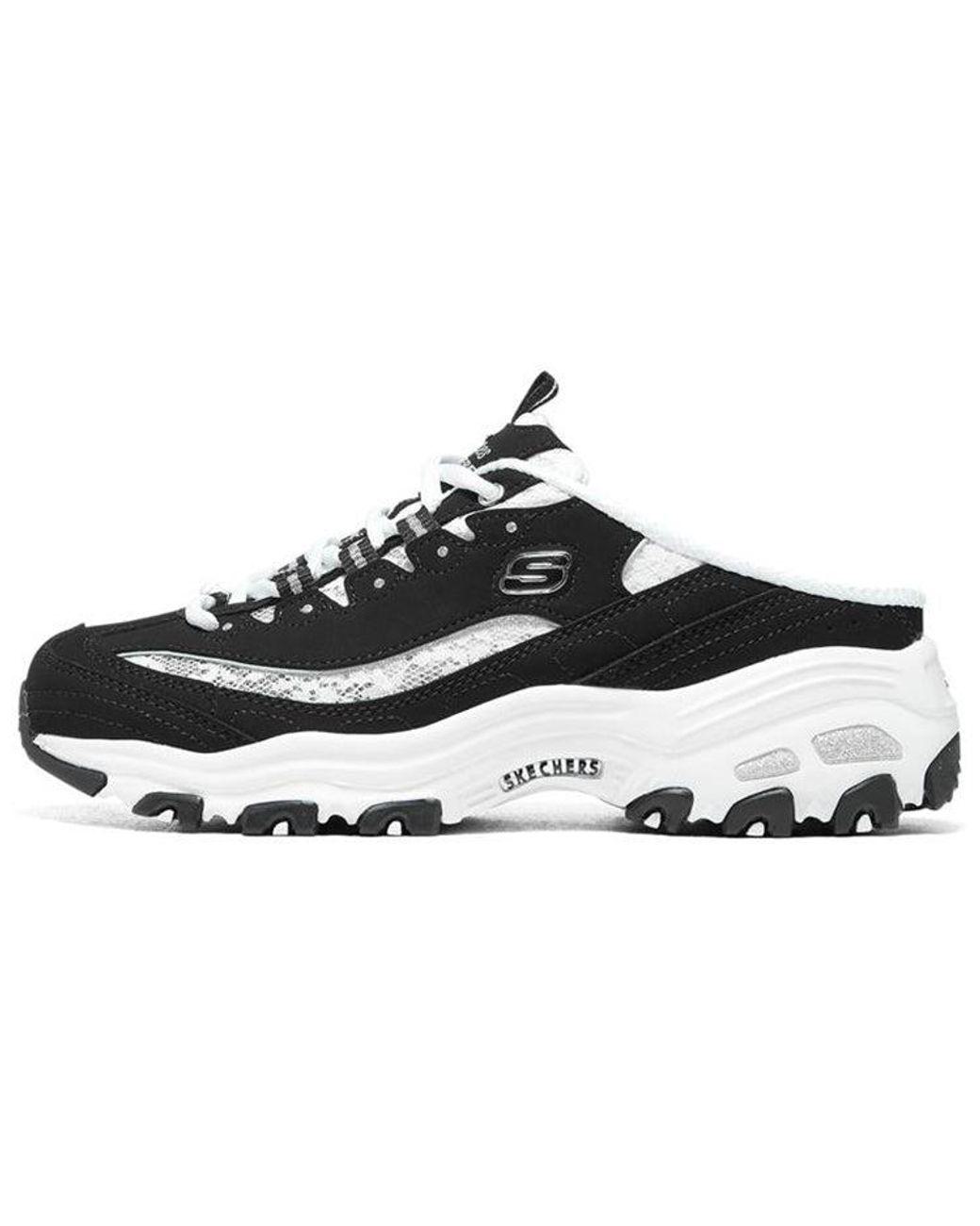Women's Black D Lites Smooth Nostalgia Low-Top Sneakers