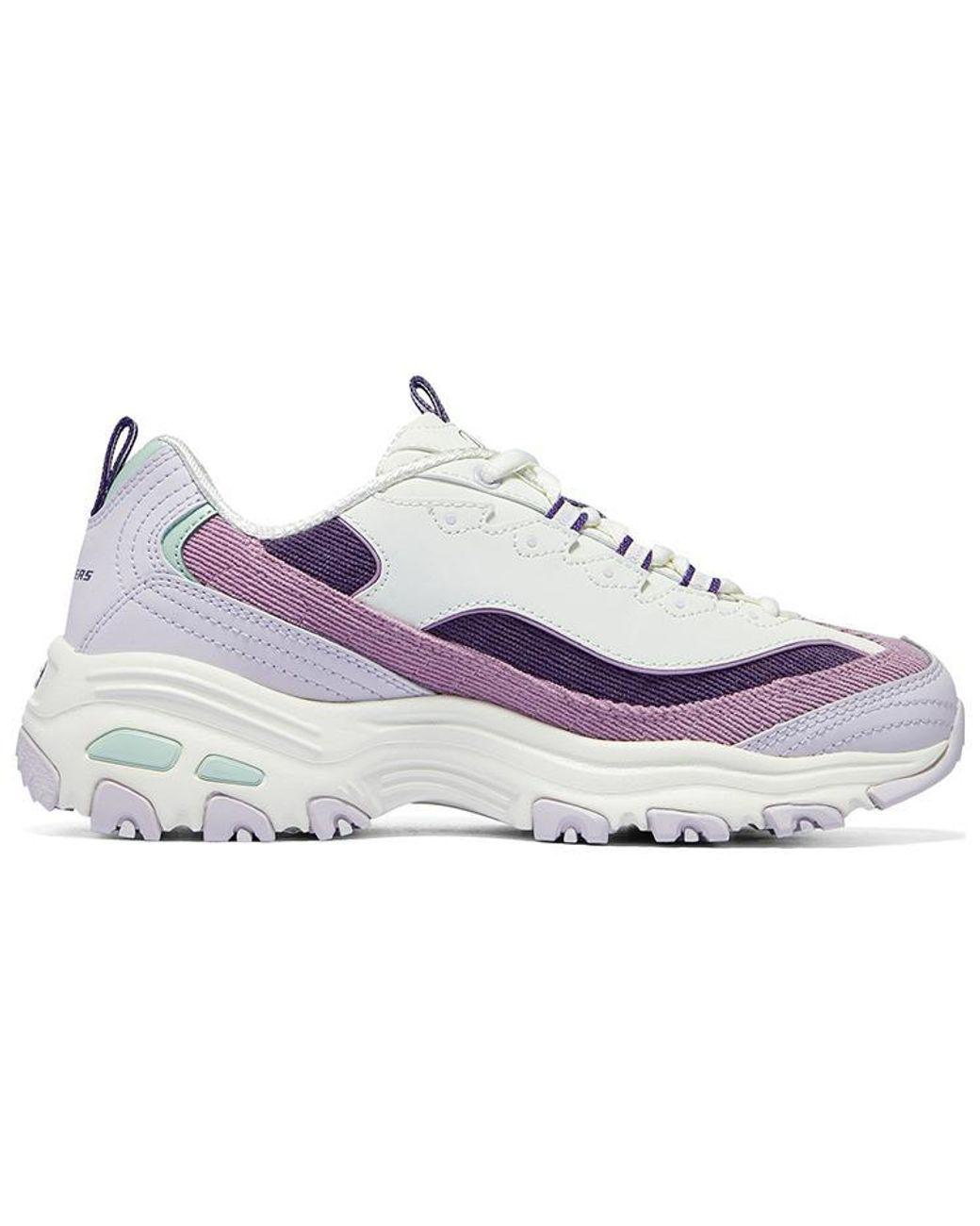 Women's White (Wmns) D'Lites 1.0 Shoes Lilac'