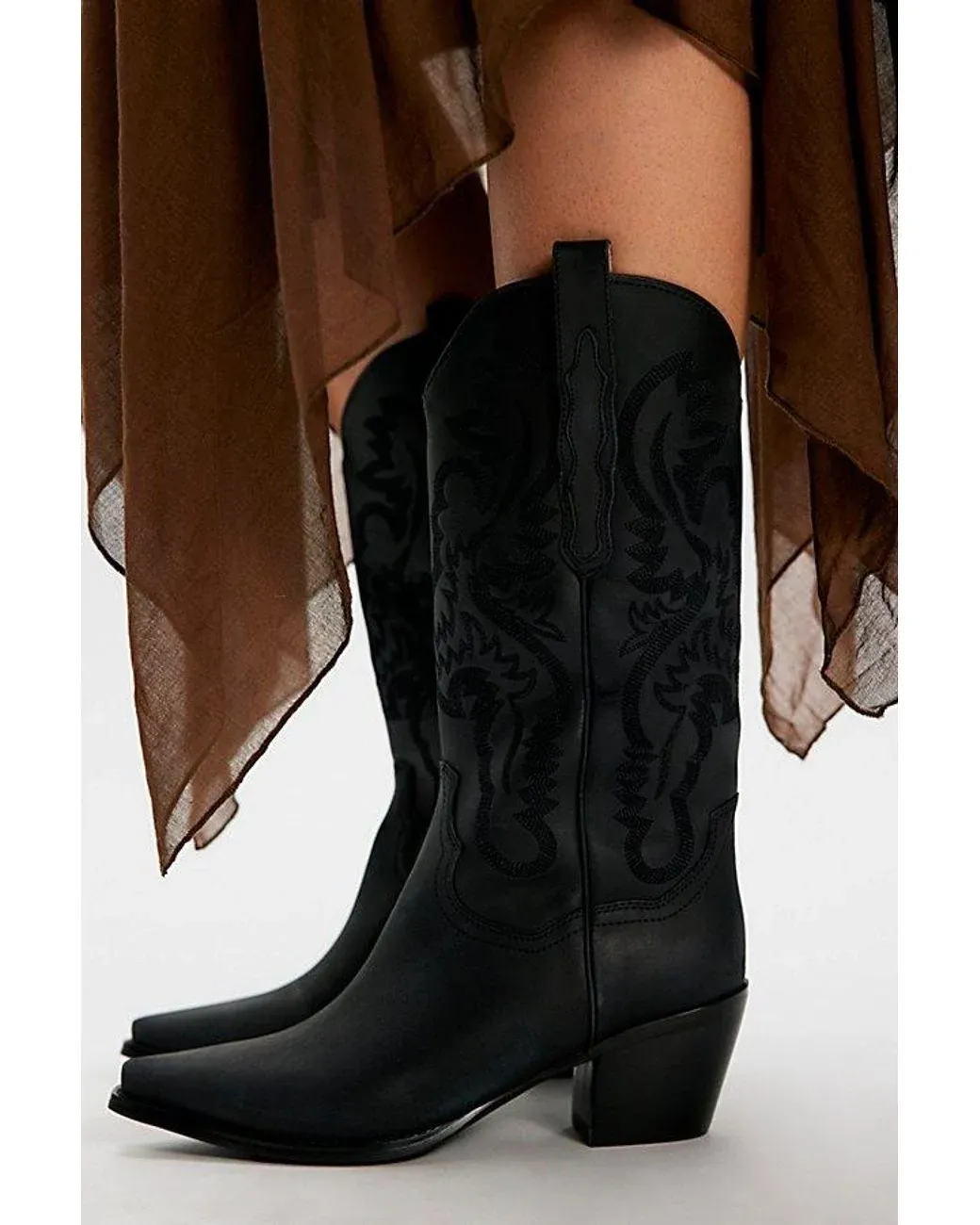 Women's Black Dagget Western Boots