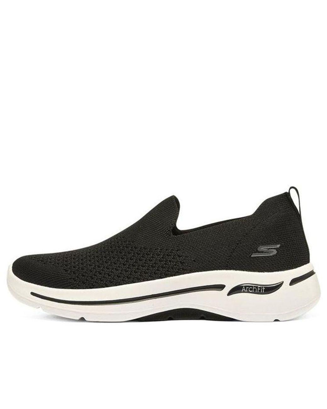 Women's Black (Wmns) Go Walk Arch Fit Slip On