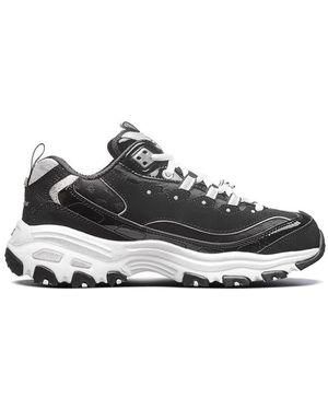 Skechers (Wmns) D'Lites Running Shoes - Black
