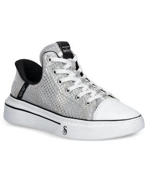 Skechers Baskets Disco Snoop - White