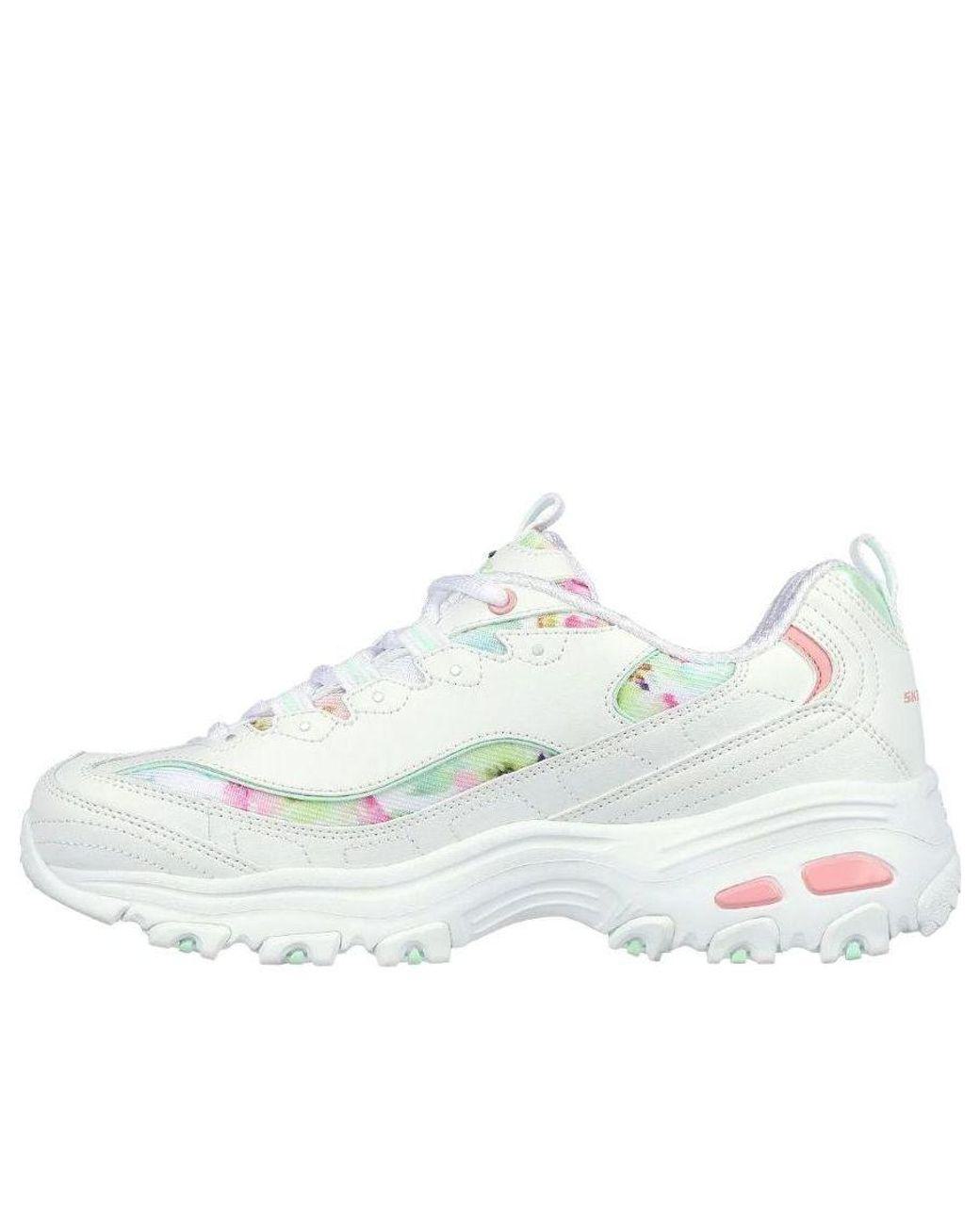 Women's White (Wmns) D'Lites Blooming Fields Sneakers Multi'