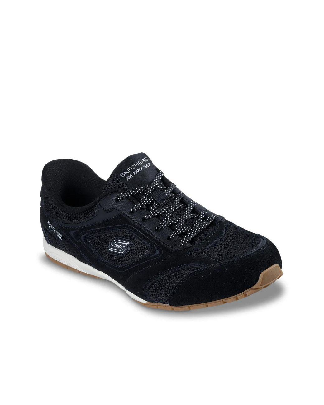 Women's Black Hands Free Slipins Retro Lite Sneaker