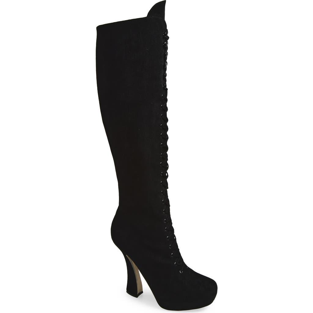 Jeffrey Campbell Pop-Off Faux Suede Tall Boot