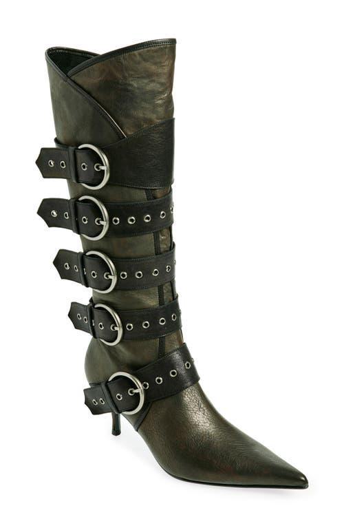 Jeffrey Campbell Seatbelt Knee High Boot