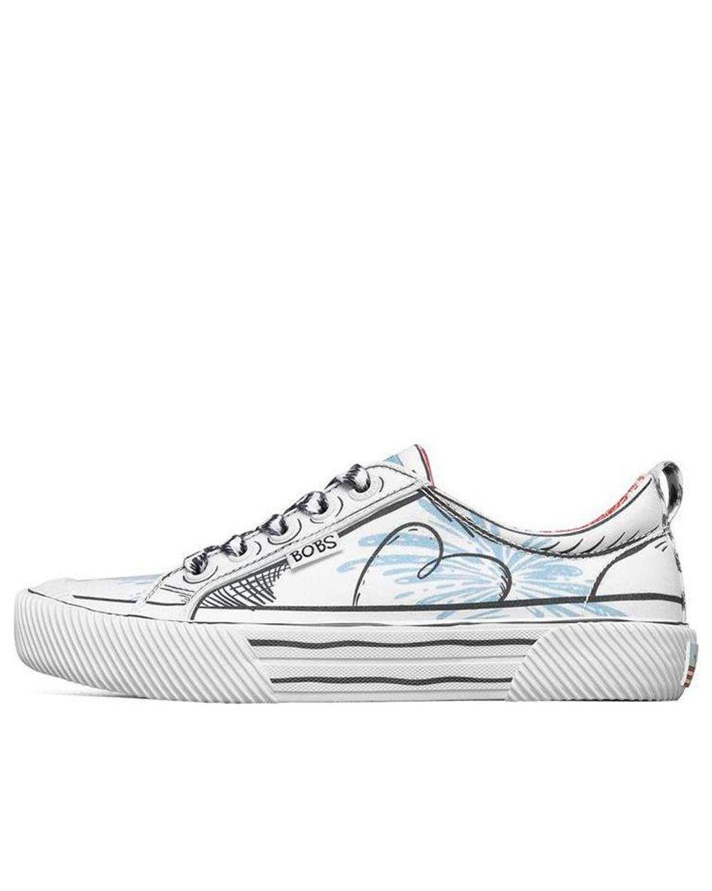 Women's White (Wmns) Dr. Seuss X Bob's B Wilder Low-Casual Shoes