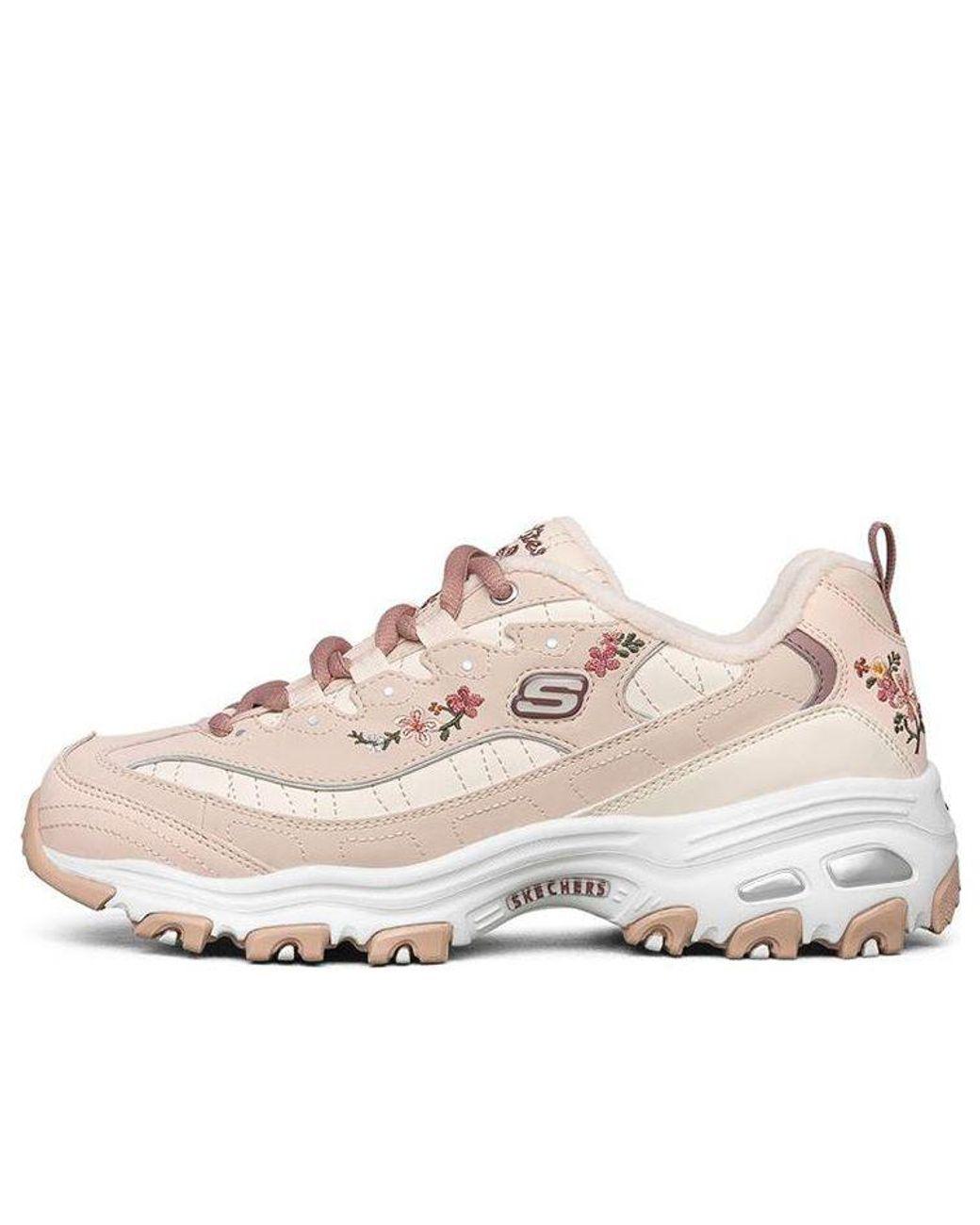 Women's Pink (Wmns) D'Lites 1.0 Low-Top Thick Bottom Running Shoes