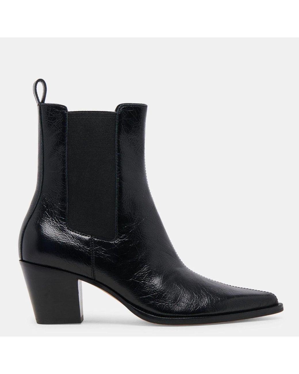 Women's Black Shadie H2O Boots Leather Waterproof Bootie Hawk397