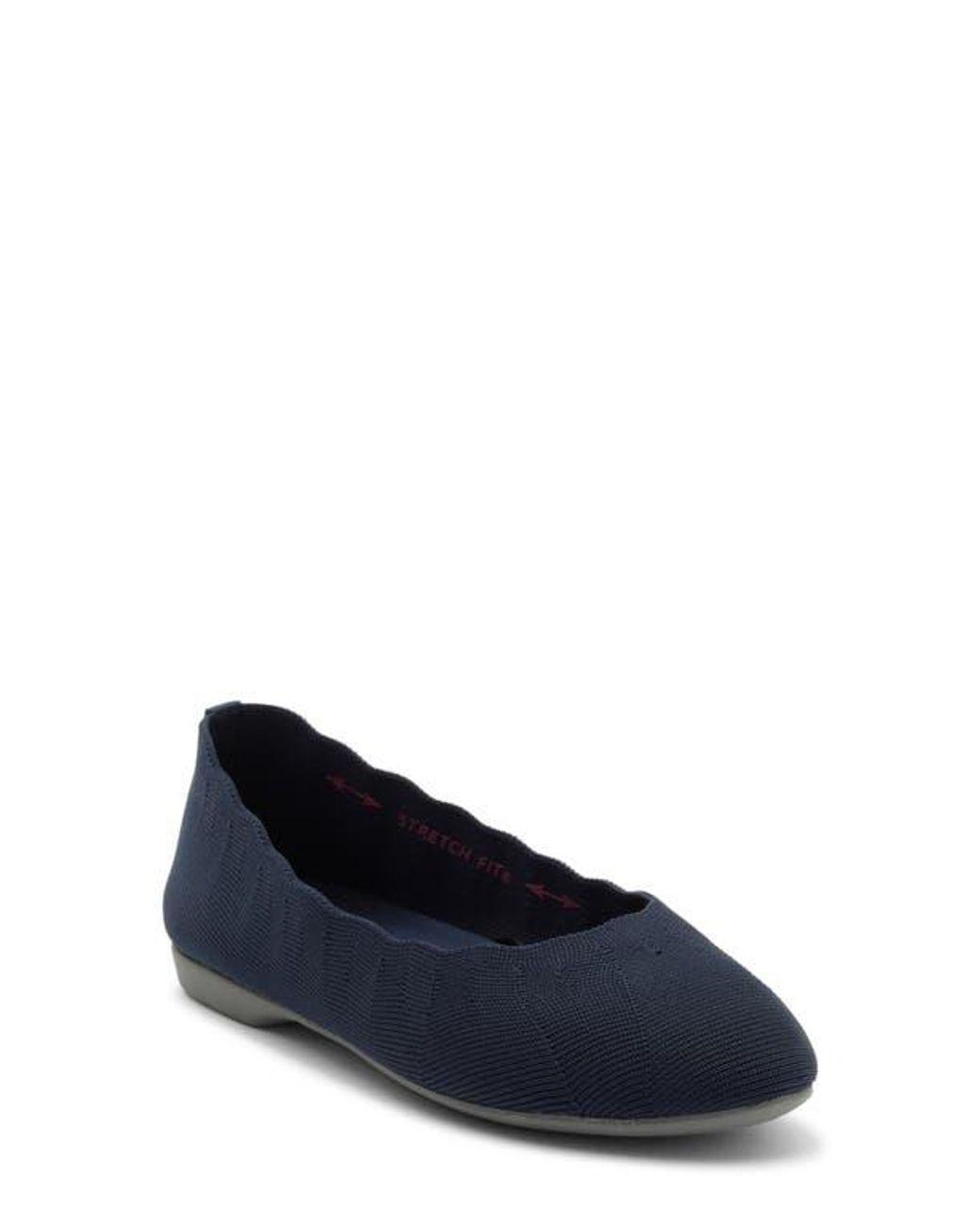 Women's Blue Cleo Style Slip-On Sneaker