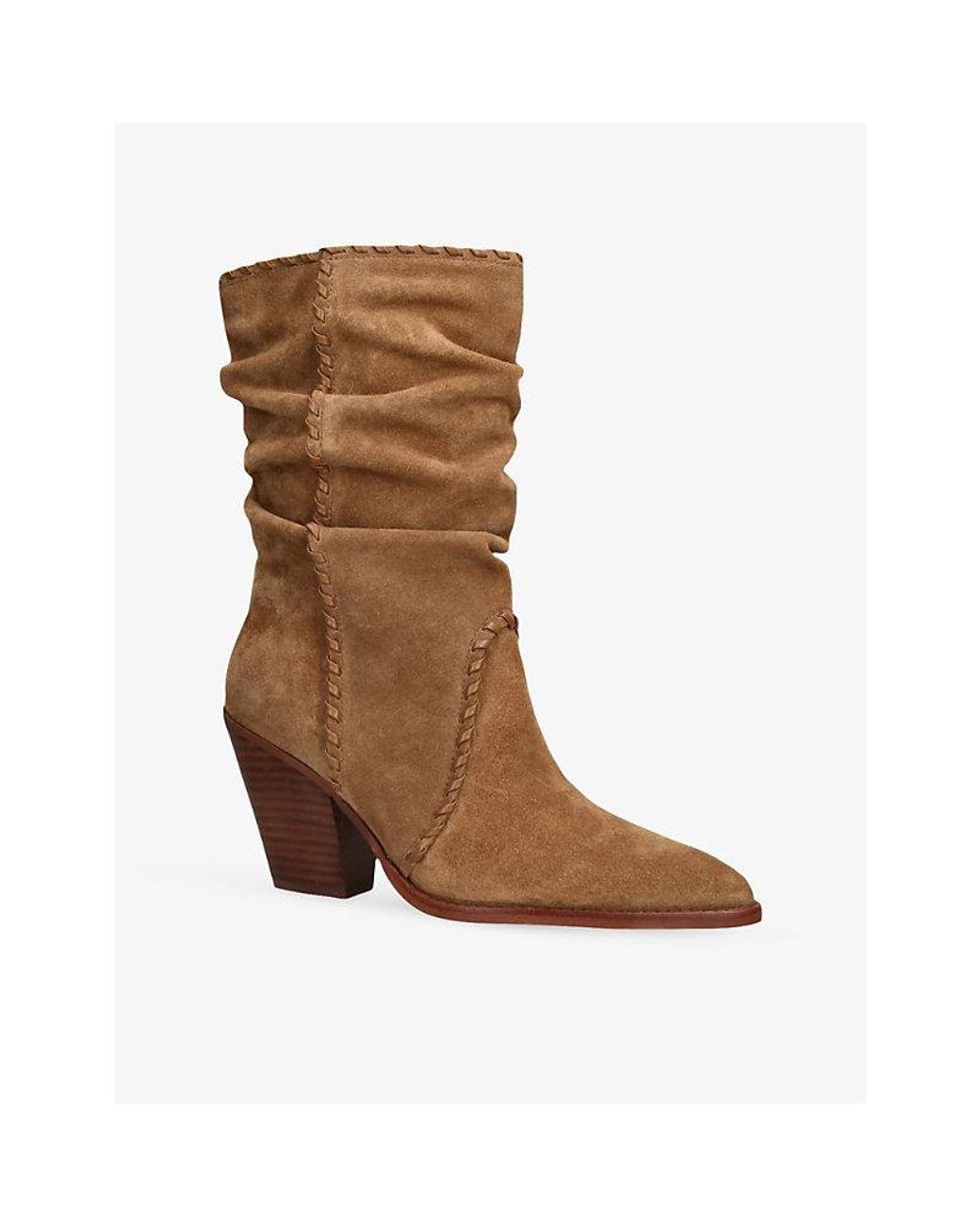 Women's Brown Julith Suede Ankle Boots